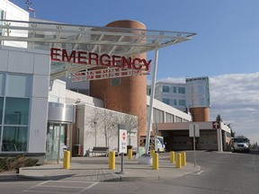 File photo of Rockyview General Hospital, where a psychiatric nurse was attacked by a patient on June 27, 2018.