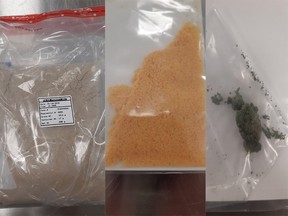 A man has been charged with drug trafficking after more than 1,000 grams of highly potent fentanyl that was seized during a traffic stop in January.