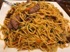 Manchurian Beef Chow Mein