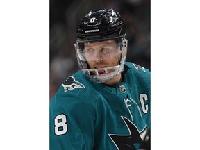 San Jose Sharks F Joe Pavelski