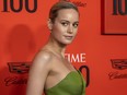 Brie Larson attends the 2019 Time 100 Gala, celebrating the 100 most influential people in the world, at Frederick P. Rose Hall, Jazz at Lincoln Center on Tuesday, April 23, 2019, in New York.