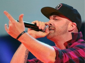 Classified performs during WE Day at the Scotiabank Saddledome in Calgary on Wednesday October 26, 2016.