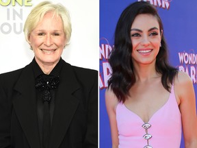 Glenn Close (L) and Mila Kunis.