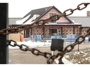 The clubhouse at Bearspaw Country Club is shown on Sunday, May 5, 2019. Visitors to the Bearspaw Country Club were stunned earlier this week when they found the gates had been locked up, especially because the course recently had been open for business as usual. Jim Wells/Postmedia