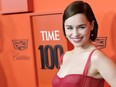 Emilia Clarke attends the TIME 100 Gala Red Carpet at Jazz at Lincoln Center on April 23, 2019 in New York City. (Dimitrios Kambouris/Getty Images for TIME)