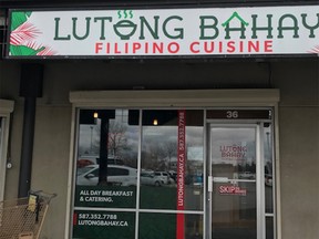 The entrance to Lutong Bahay Filipino Cuisine.