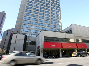 The Marriott Hotel in downtown Calgary.
