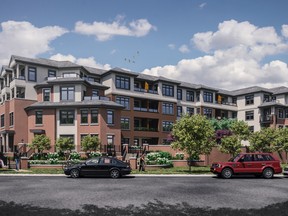 An artist's rendering of the exterior of Scarboro 17. Courtesy, Bow Developments