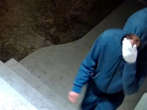 This man is a suspect in a mans death in the Hamptons area of Calgary over the weekend.