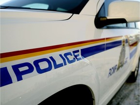 Stock photo of Royal Canadian Mounted Police (RCMP) vehicle logo.
