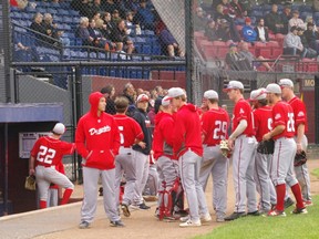 The Dawgs get the victory Wednesday night in Medicine Hat. Courtesy Okotoks Dawgs.