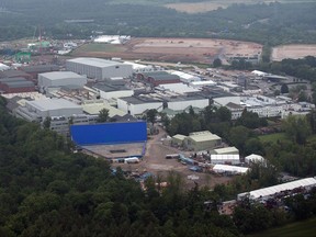 Pinewood Studios is pictured from a helicopter on June 13, 2015 in London. (Carl Court/Getty Images)