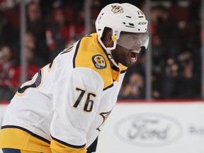 The Predators traded defenceman P.K. Subban to the Devils during the NHL draft in Vancouver on Saturday, June 22, 2019.