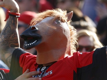 Fans are seen in the stands at McMahon Stadium during the 1st half of action as the Calgary Stampeders kick off their 2019 CFL season as they host the Ottawa Redblacks. Saturday, June 15, 2019. Brendan Miller/Postmedia