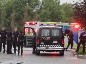 Calgary Police block at the scene in Inglewood in southeast Calgary in this file photo from Friday July 15, 2016. The incident left one man dead after being shot by a CPS officer.