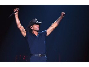 Tim McGraw and Faith Hill in concert at Rogers Place in Edmonton, 2017. Ed Kaiser/Postmedia