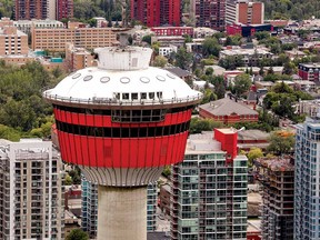The Calgary Tower is the 54th tallest structure in Canada.