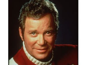 Actor William Shatner as Captain Kirk from Star Trek.