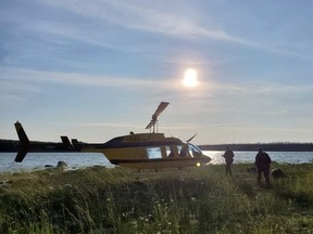 Royal Canadian Mounted Police (RCMP) continue their search for Kam McLeod and Bryer Schmegelsky, two teenage fugitives wanted in the murders of three people, near Gillam, Manitoba, Canada July 28, 2019. Picture taken July 28, 2019.