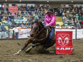 Kylie Whiteside is confident heading into her first Calgary Stampede barrel racing competition.