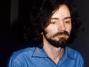 This file photo shows Charles Manson in a Los Angeles court, August 14, 1970. (AFP/Getty Images)