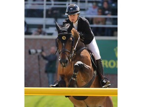Canada's Nicole walker riding Falco Ban Spieveld finished fifth in the RBC Grand Prix of Canada event during the Spruce Meadows National on Saturday June 8, 2019. Gavin Young/Postmedia