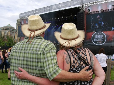 Music fans came out to watch Doug and the Slugs perform to a sold out crowd at the 2019 Stampede Roundup held at Shaw Millennium Park Wednesday, July 10, 2019. Dean Pilling/Postmedia