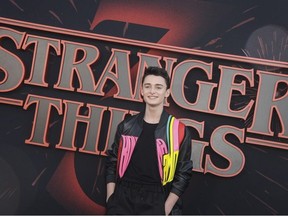 Noah Schnapp attends the season premiere of Stranger Things 3 in Los Angeles, California on June 29, 2019.