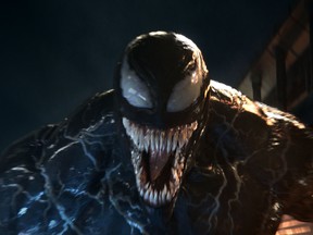 Still from the 2018 superhero movie Venom.