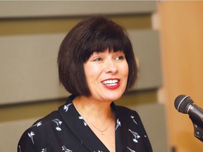 Federal Minister of Health Ginette Petitpas Taylor, shown here in a file photo, announced a grant to develop of a model of telehealth treatment for opioid addiction earlier this week.