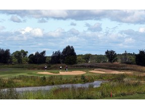 Scenery of the 15th hole of the Talon golf course during the Sun Scramble Championship, August 23, 2019.   Photo by Jean Levac/Postmedia News assignment 132124