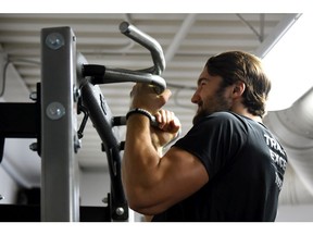 Calgary Hitmen Mark Kastelic during fitness testing - Candice Ward Photo