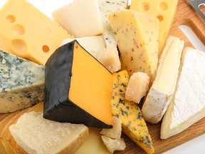 Various types of cheese. (File photo)