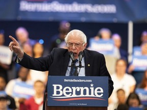 Bernie Sanders addresses a rally in North Charleston, S.C., Thursday, March 14, 2019. South Carolina gave Bernie Sanders the cold shoulder in 2016. Four years and several visits later, Sanders hopes the state is ready to warm to him.