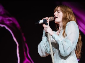 Florence Welch of Florence and the Machine performs on stage during KROQ Absolut Almost Acoustic Christmas at The Forum on December 9, 2018 in Inglewood, California. Emma McIntyre/Getty Images for KROQ/Entercom