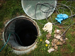 An Oregon woman is saved by a rescue team after being trapped in a septic tank for three days.