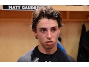 Matt Gaudreau, younger brother of the Flames' Johnny Gaudreau, has been signed to the AHL's Stockton Heat.