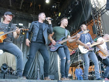 The Hunter Brothers perform on the second day of the Country Thunder music festival, held at Prairie Winds Park in Calgary Saturday, August 17, 2019. Dean Pilling/Postmedia