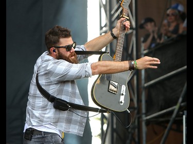 Jordan Davis performs on the second day of the Country Thunder music festival, held at Prairie Winds Park in Calgary Saturday, August 17, 2019. Dean Pilling/Postmedia