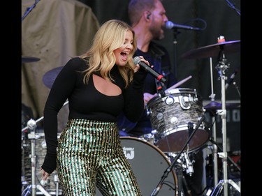 Lauren Alaina performs on the second day of the Country Thunder music festival, held at Prairie Winds Park in Calgary Saturday, August 17, 2019. Dean Pilling/Postmedia
