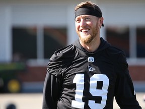 Calgary Stampeders quarterback Bo Levi Mitchell will not play this weekend against the Montreal Alouettes due to injury.