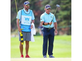 PGA golfer Scott McCarron during the first round of the Shaw Charity Classic a PGA Tour Champions event at Canyon Meadows Golf Club in Calgary, Alta., on Friday, August 30, 2019. Al Charest / Postmedia