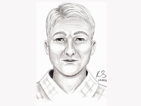 Lethbridge police have released a composite sketch of the suspect.