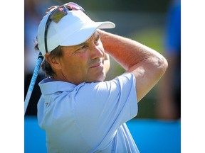 PGA golfer Stephen Ames during the 2019 RBC Pro-Am at Shaw Charity Classic at Canyon Meadows Golf Club on Thursday, August 29, 2019. Al Charest / Postmedia