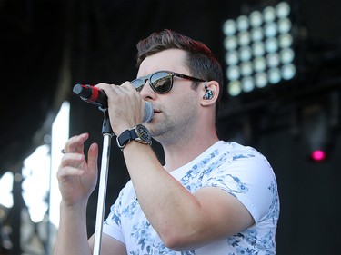 Country musician Shawn Austin performs on the second day of the Country Thunder music festival, held at Prairie Winds Park in Calgary Saturday, August 17, 2019. Dean Pilling/Postmedia