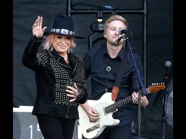 Country musician Tanya Tucker performs on the first day of the Country Thunder music festival, held at Prairie Winds Park in Calgary Friday, August 16, 2019. Dean Pilling/Postmedia