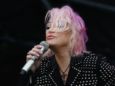 Country musician Tanya Tucker performs on the first day of the Country Thunder music festival, held at Prairie Winds Park in Calgary Friday, August 16, 2019. Dean Pilling/Postmedia