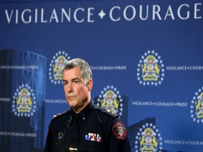 Deputy Chief Ray Robitaille speaks to members of the media on Tuesday November 15, 2016. Leah Hennel/Postmedia Archives