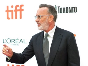 Actor Tom Hanks arrives for the premiere of "A Beautiful Day in the Neighborhood" during the 2019 Toronto International Film Festival Day 3 on September 7, 2019, in Toronto, Ontario. (Geoff Robins / Getty Images)