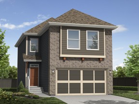 Rendering of a single-family home in the new northwest lake community of Arbour Lake West. Supplied by Hopewell Residential